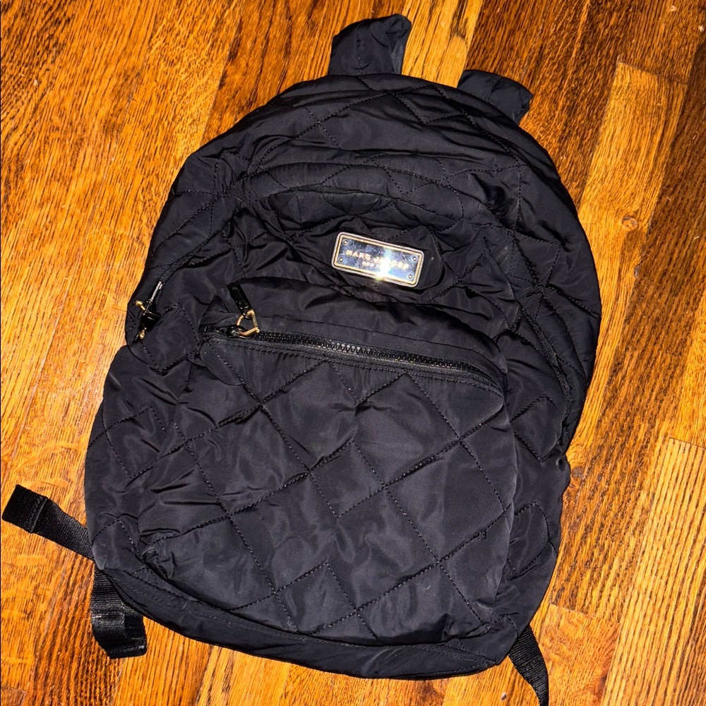 Classic black quilted Marc jacobs backpack - Picture 2 of 13